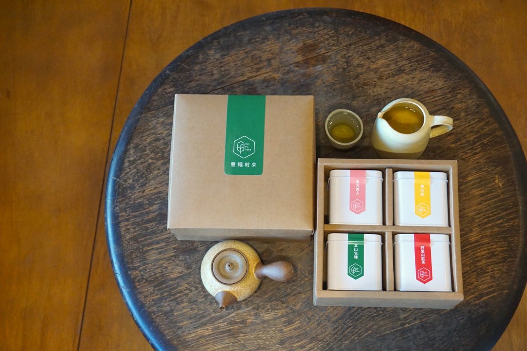 荟福四喜茶礼盒 - 东方美人/港口茶/阿里山红茶/文山包种 - 茶 - 新鲜食材 