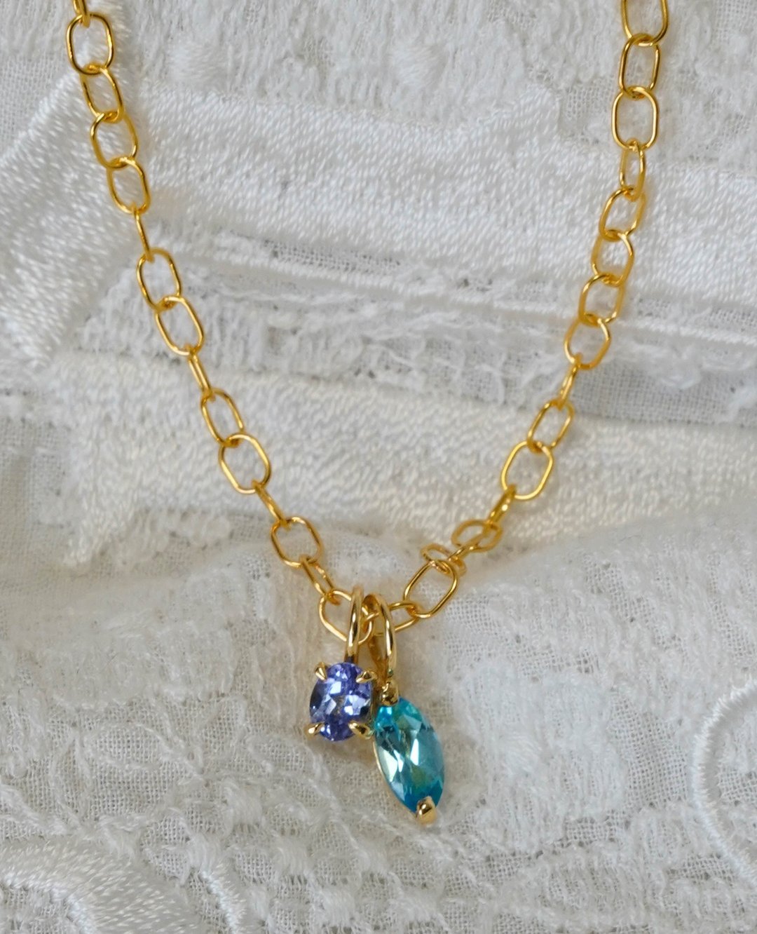 SV Birthstone Chain Bracelet 诞生石手链 - 手链/手环 - 其他金属 多色
