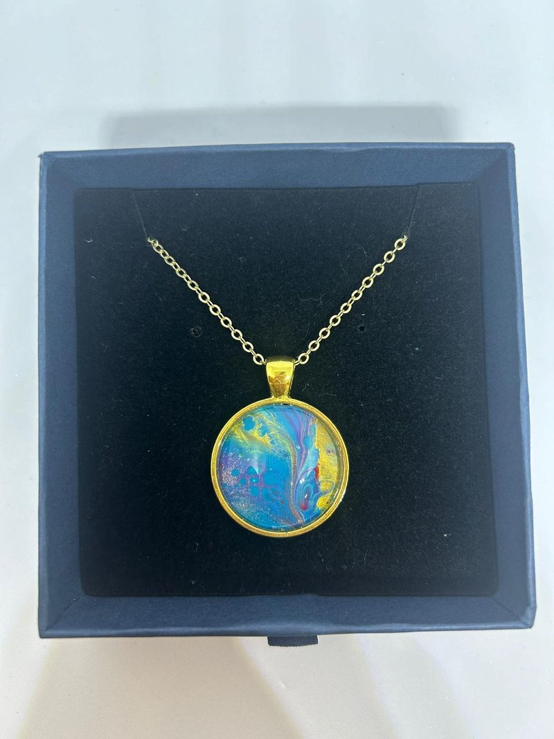 Flow of Beauty 流动之美 by Gabrielle - 项链 - 其他材质 蓝色