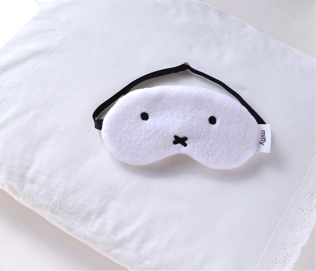 12月31日销售结束 miffy  / upgrand x miffy - 眼罩 - 棉 白色