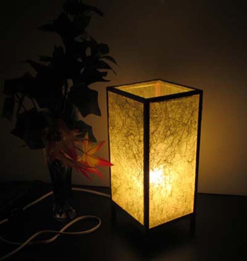 Wringing of squeezed Japanese paper «Dream lighting» comfort and healing will be resurrected! ★ Decorative stand - 灯具/灯饰 - 木头 橘色