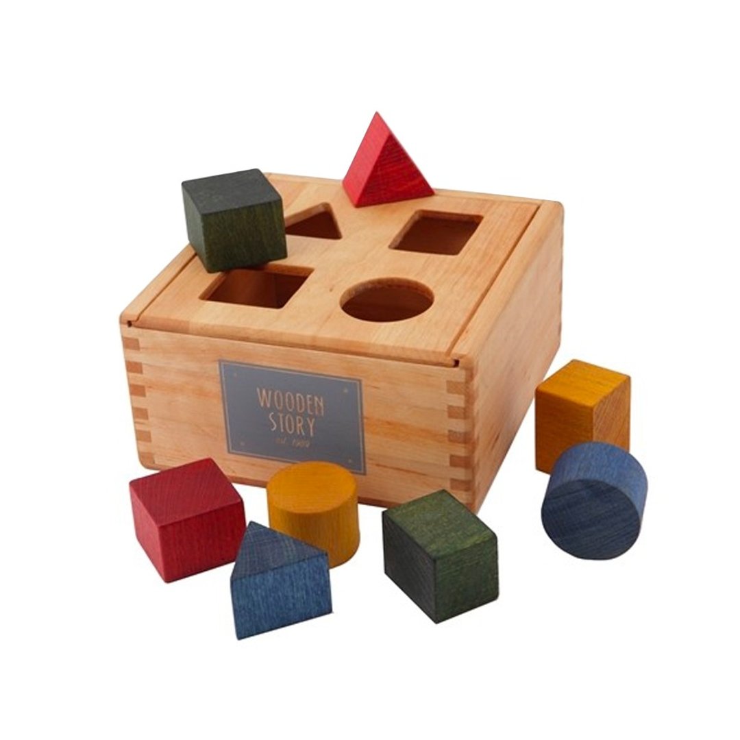Wooden Story - 形状配对箱 - Rainbow - 玩具/玩偶 - 木头 