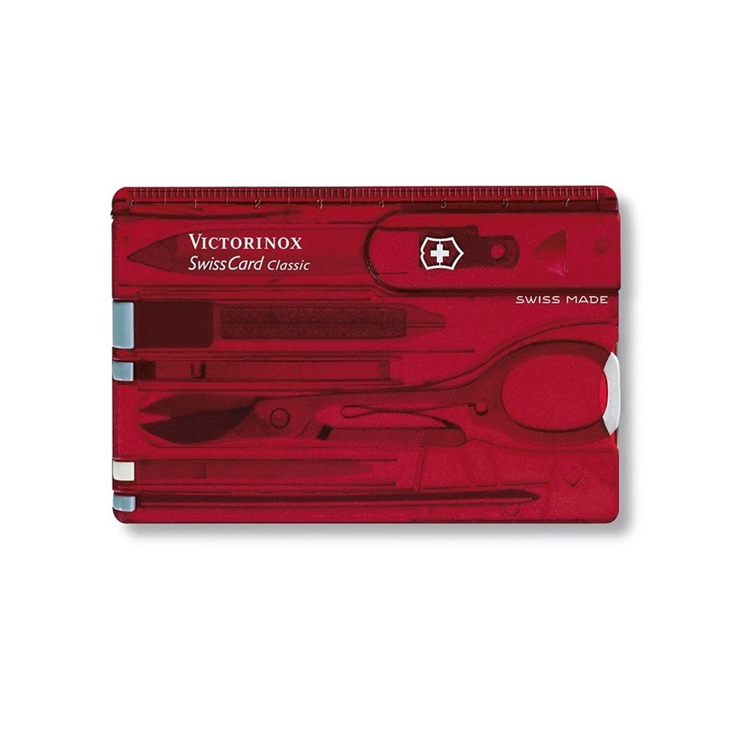VICTORINOX 瑞士维氏 瑞士卡 10用 透红 0.7100.T - 露营用品 - 不锈钢 红色