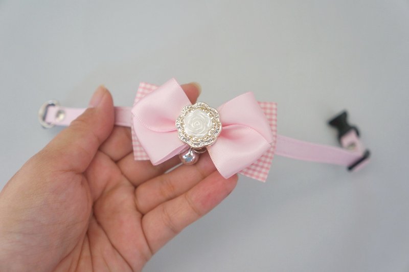 猫咪狗狗兔子鸭子-小型(P-S)-三角巾领巾项圈项链 猫咪安全扣 - 项圈/牵绳 - 其他材质 多色