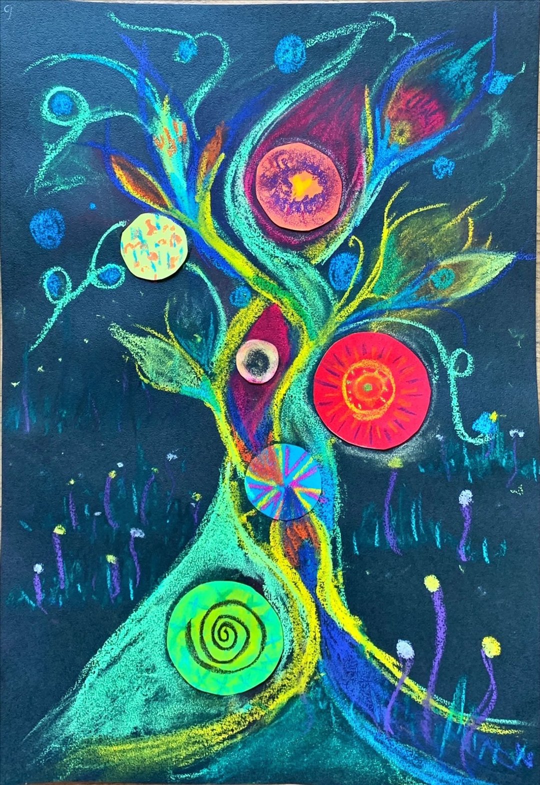 【心灵疗愈-能量画】与艺术相遇 放掉不属于自己的责任 X 水彩 - 插画/绘画/写字 - 纸 