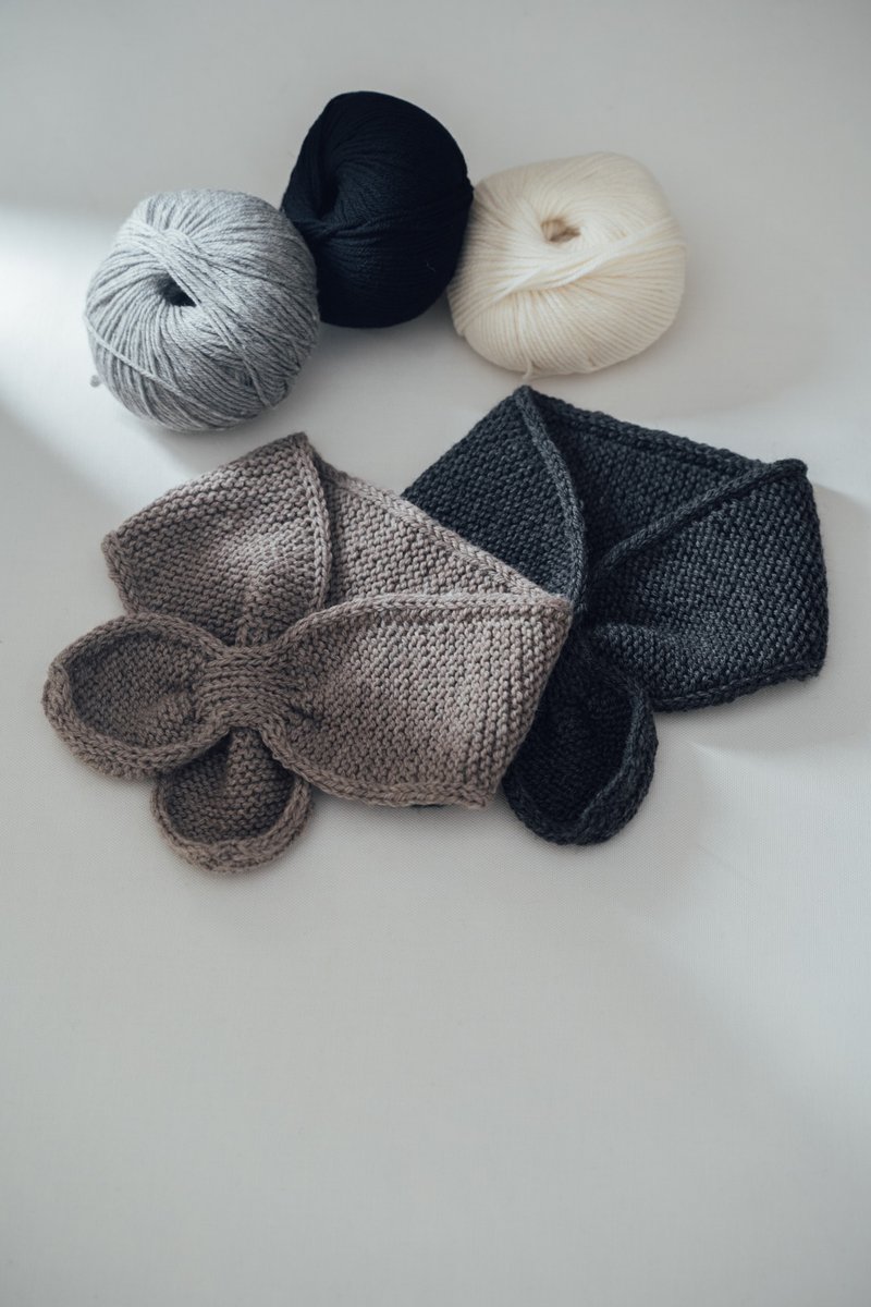 简约桃子围巾 - 其他 - 羊毛 