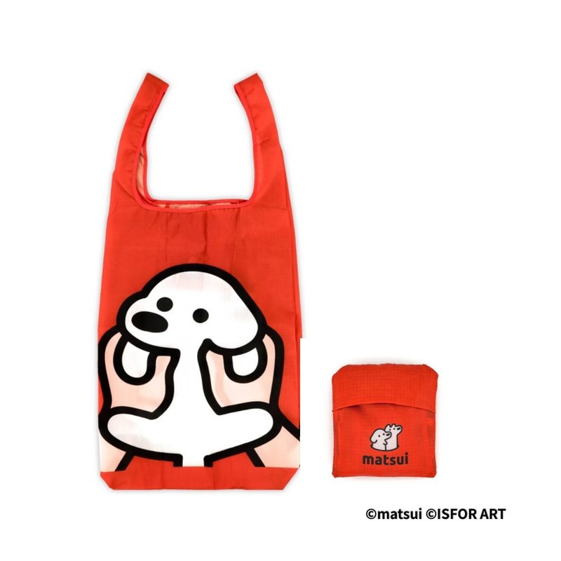 matsui DOGS 环保购物袋 红 - 手提包/手提袋 - 防水材质 