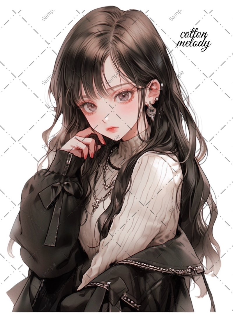 原创贴纸 no.153 人物贴纸 原创贴纸 人物贴纸 女孩贴纸 原创人物贴纸 - 贴纸 - 纸 