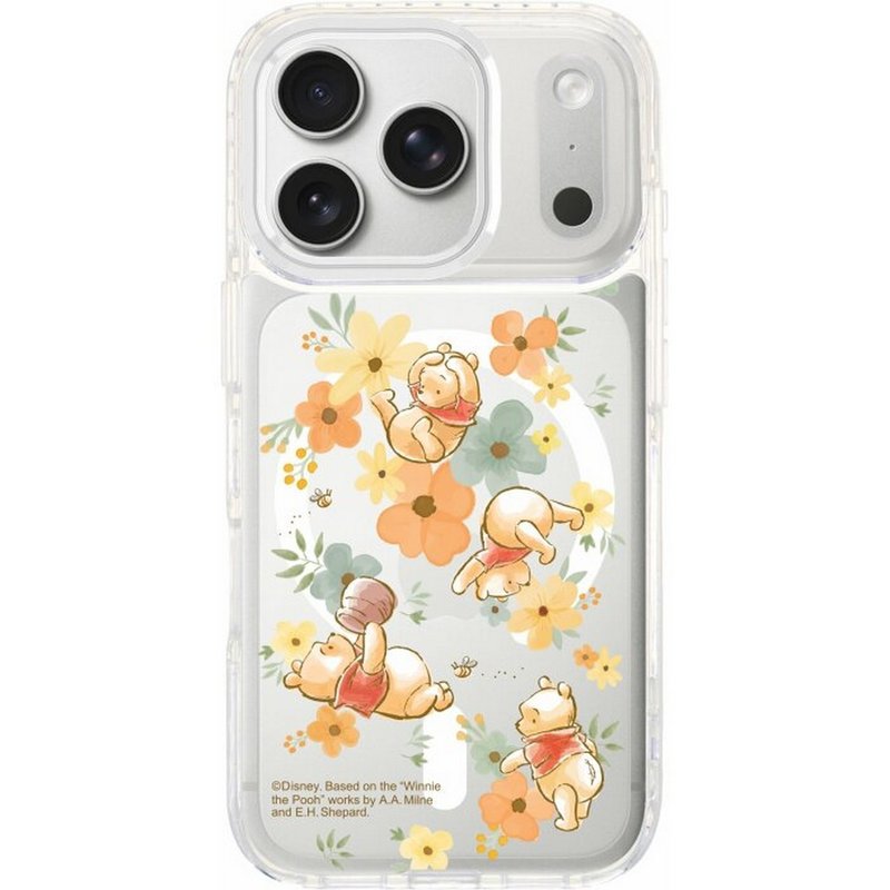 迪士尼小熊维尼iPhone17 Pro 透明/磁吸磁换式手机殻 - 手机壳/手机套 - 塑料 多色