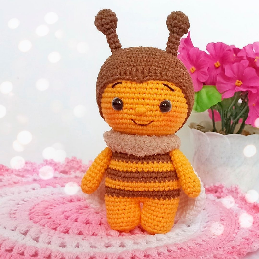 ENGLISH PDF, Amigurumi bear plush toy, Animal Crossing, Digital file Download - 编织/刺绣/羊毛毡/裁缝 - 其他材质 