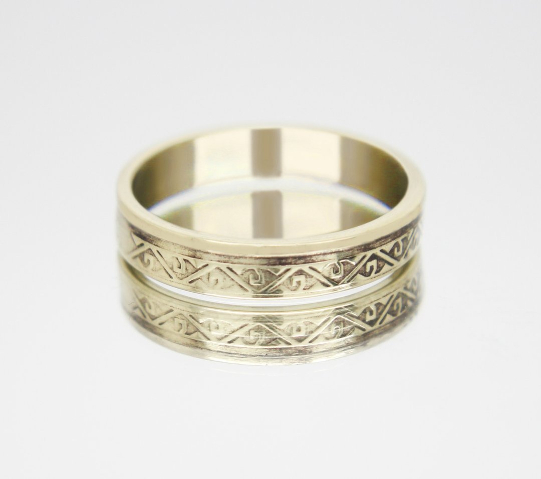 Maldives Coin Ring 2 rufiyaas 2017 coin rings for men coin rings for women - 戒指 - 其他金属 