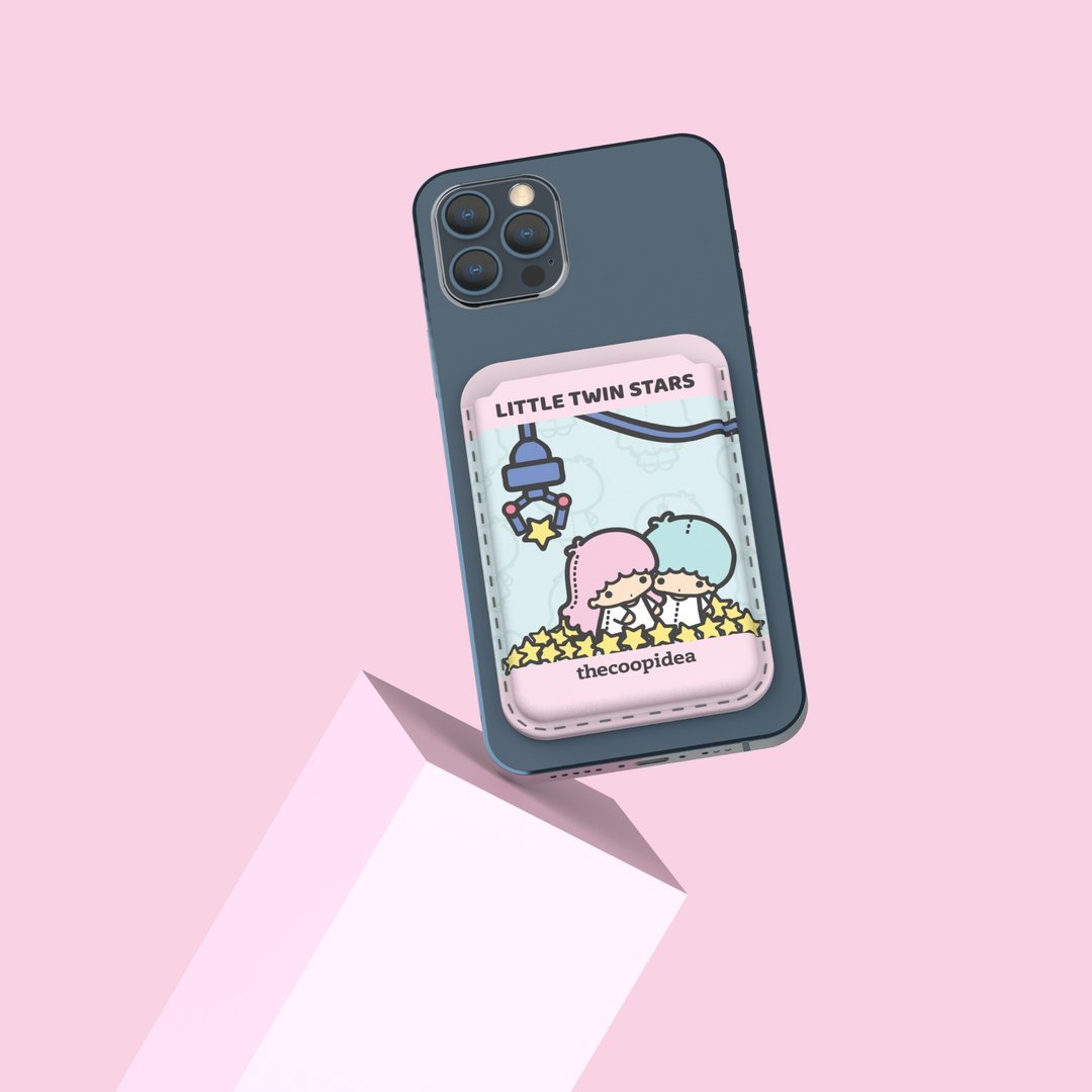 Sanrio WELT iPhone 磁力卡片 / 银包套 | Little Twin Star - 名片夹/名片盒 - 聚酯纤维 