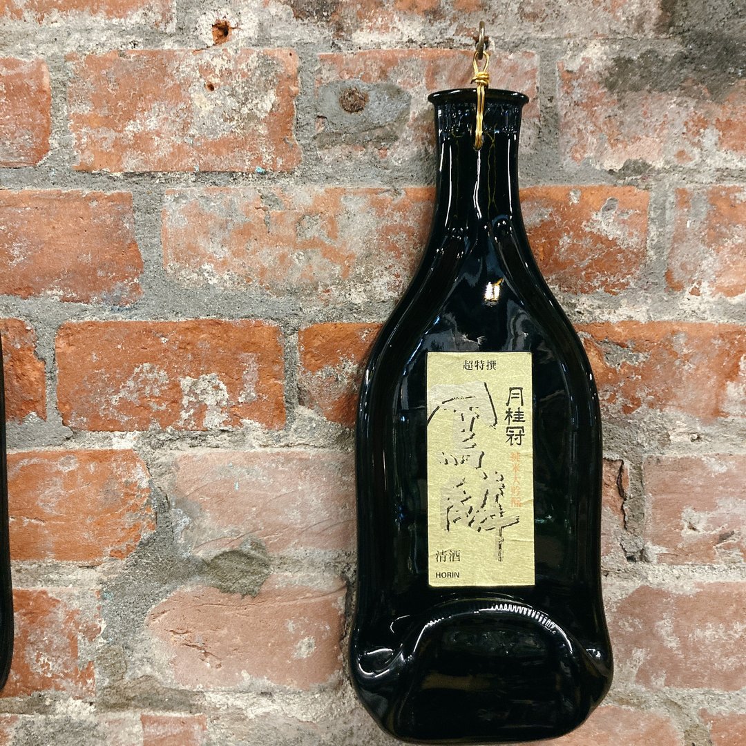 日本月桂冠最高等级 凤麟纯米大吟酿 酒瓶吊饰挂件壁挂装饰 - 吊饰 - 玻璃 