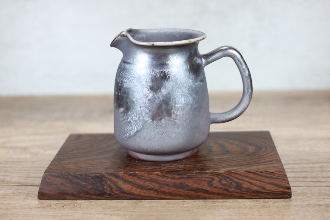 【沐春生活】天然落灰 柴烧茶海 公道杯 名家叶敏祥手作 280ml - 茶具/茶杯 - 瓷 
