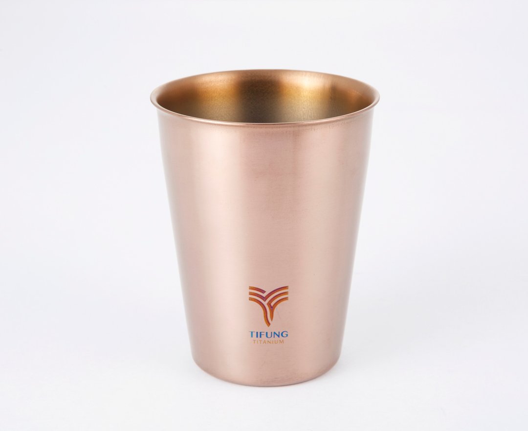 330ml双层纯钛杯 保温杯 啤酒杯 咖啡杯 - 其他杯子 - 其他金属 金色