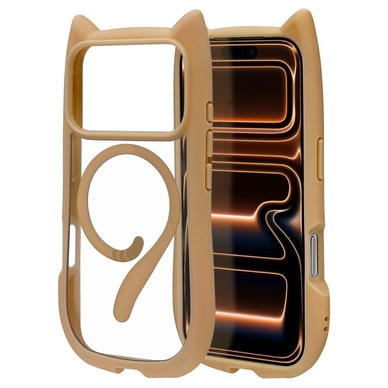 RASTABANANA MIMI iPHONE17 Pro 可爱猫耳双料手机壳 MagSafe - 手机壳/手机套 - 硅胶 多色