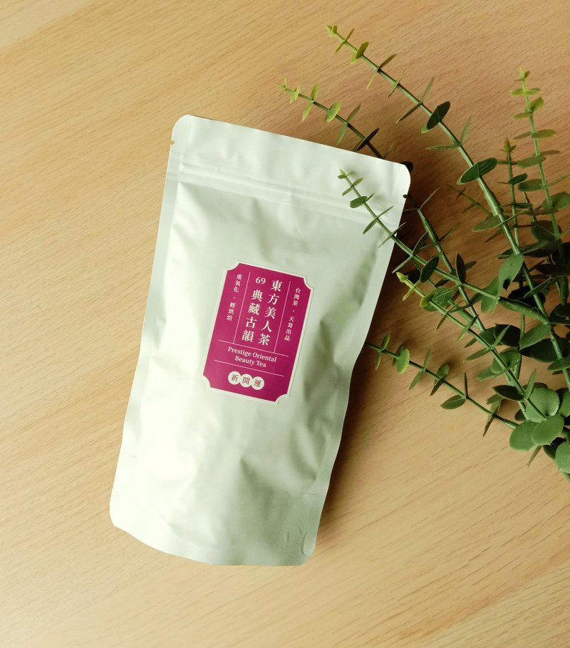 【经济包】典藏古韵东方美人茶_15入立体茶包 无毒友善的果蜜香茶 - 茶 - 植物．花 紫色
