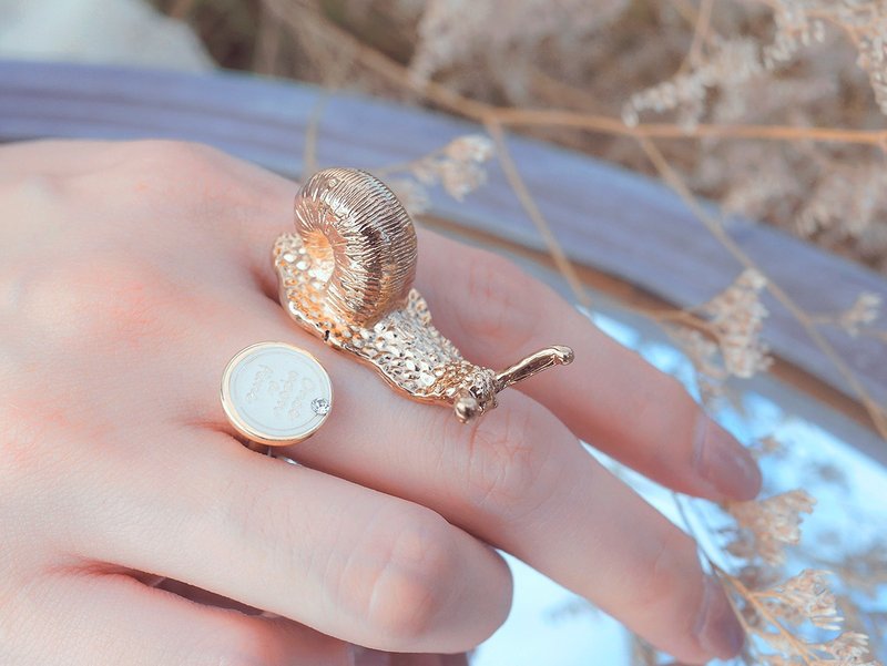 渺小  *戒指 - 戒指 - 其他金属 金色