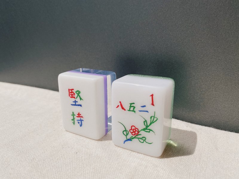 香港手雕麻雀 快富蔴雀 - 桌游/玩具 - 压克力 多色