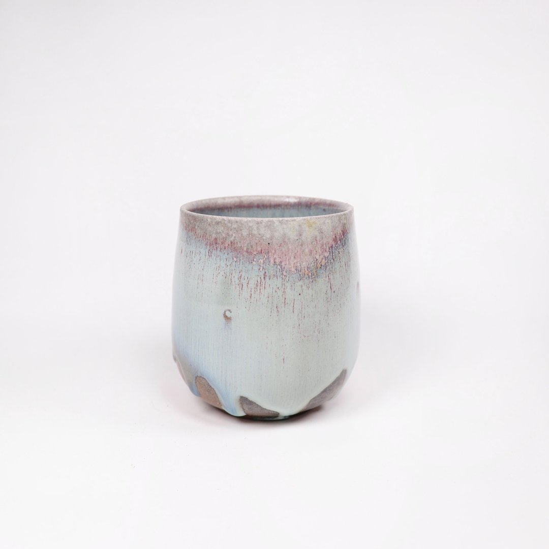 明芽窑 l 柴烧汝釉水杯汤吞 - 茶具/茶杯 - 陶 多色
