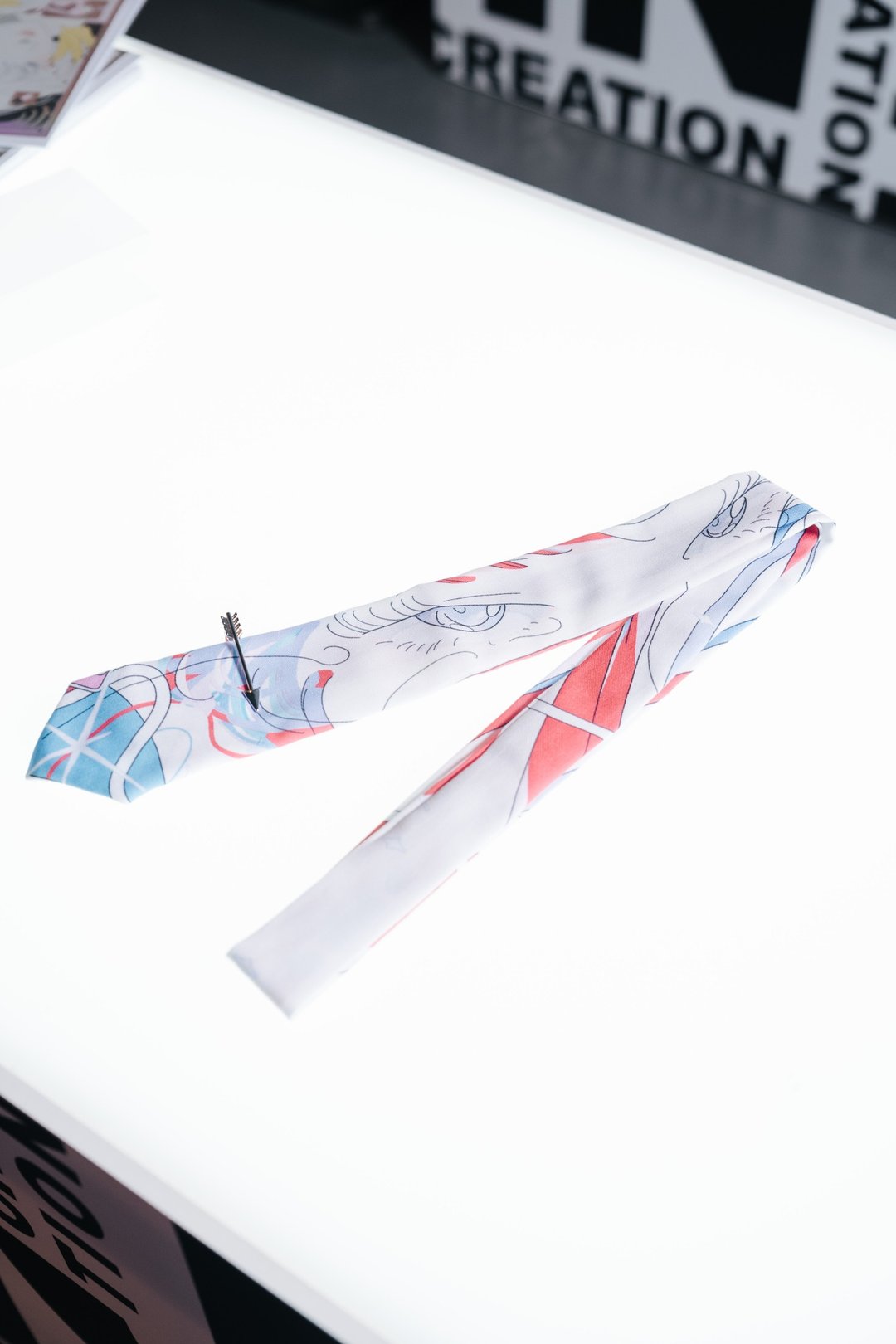 .67ARROW x 低级失误SAITE MISS_联名印花领带_ - 领带/领带夹 - 聚酯纤维 多色