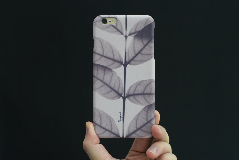 iphone black and white leaf for iphone 6,7,8, iphone xs, iphone xs max iphone XR - 手机壳/手机套 - 塑料 黑色
