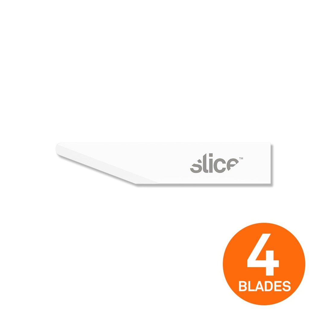 【Slice】陶瓷笔刀替刃 -圆 -4入组 - 剪刀/拆信刀 - 瓷 白色