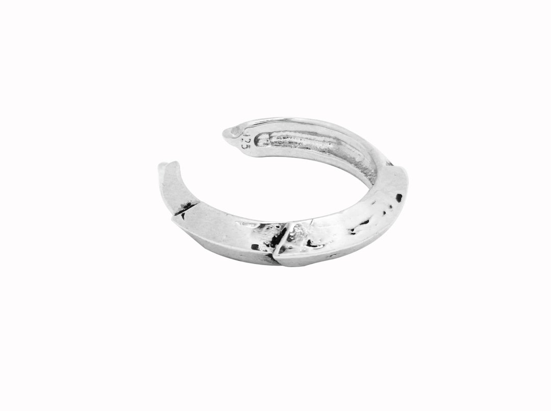 Ma Lai Tao earring - 戒指 - 其他金属 银色