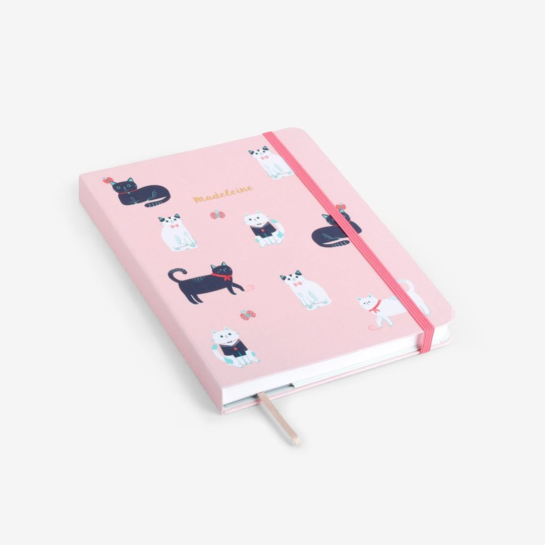Cats Pink 线装式 客制2021手账 - 笔记本/手帐 - 纸 粉红色