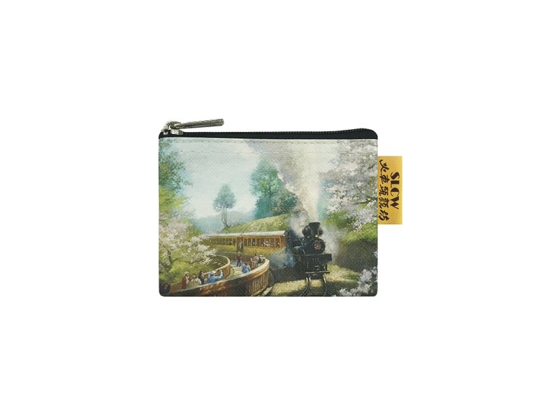 Sunny Bag - 火车头颜坊-零钱包-阿里山樱花铁道 - 零钱包 - 其他材质 