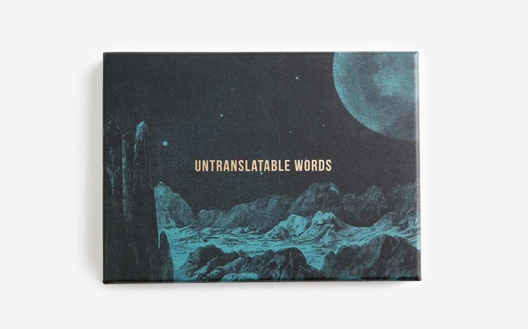 The School Of Life - Untranslatable Words - 刊物/书籍 - 纸 