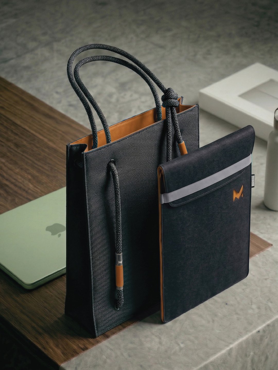 AURA 托特包 13 寸电脑包 笔电包 内胆包 笔电收纳袋 Tote bag - 电脑包 - 其他材质 黑色