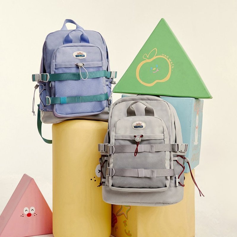 出走Vanwalk 台湾官方-Lucky House系列-幸运原创通勤大容量背包 - 后背包/双肩包 - 聚酯纤维 多色