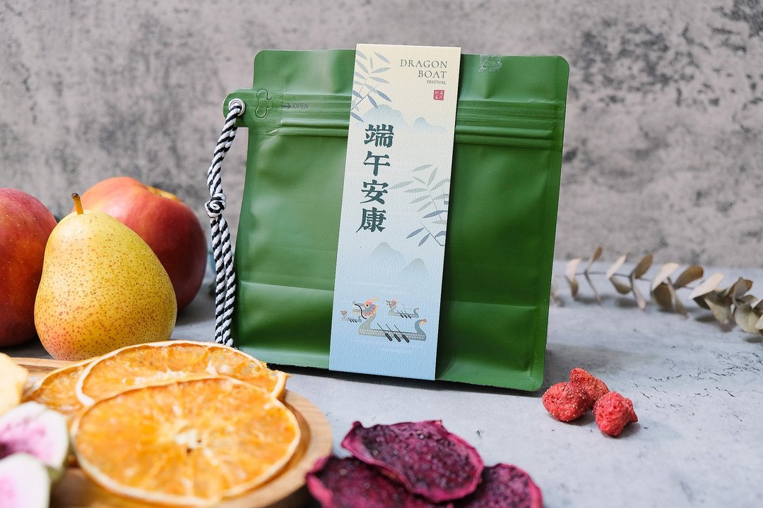 【禾果】端午节挂绳综合果干福袋 - 水果干 - 其他材质 白色