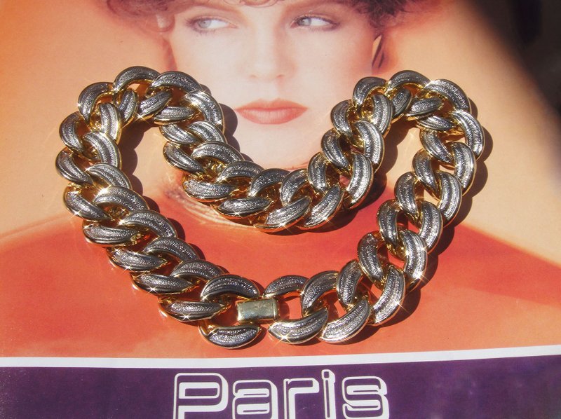 【老时光 OLD-TIME】早期二手复古MAX FACTOR项链 - 摆饰 - 其他材质 多色