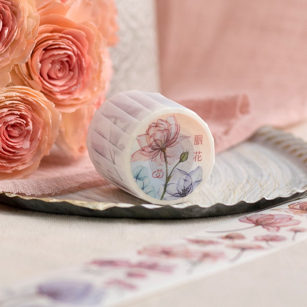 胭花 - 5cm 纸胶带 - 纸胶带 - 纸 粉红色