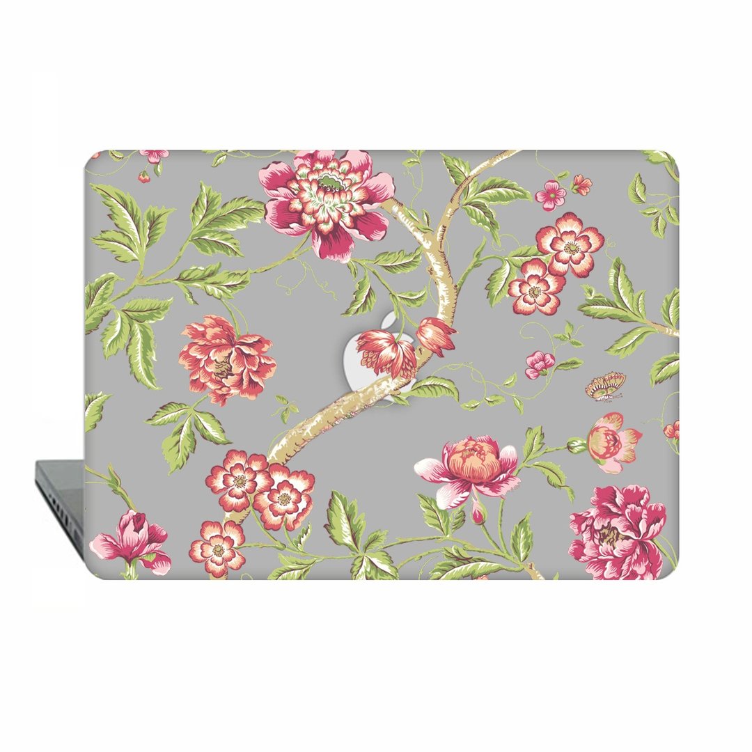 MacBook 保护壳透明 MacBook Air MacBook Pro Retina MacBook Pro 保护壳花卉 2114 - 平板/电脑保护壳 - 塑料 
