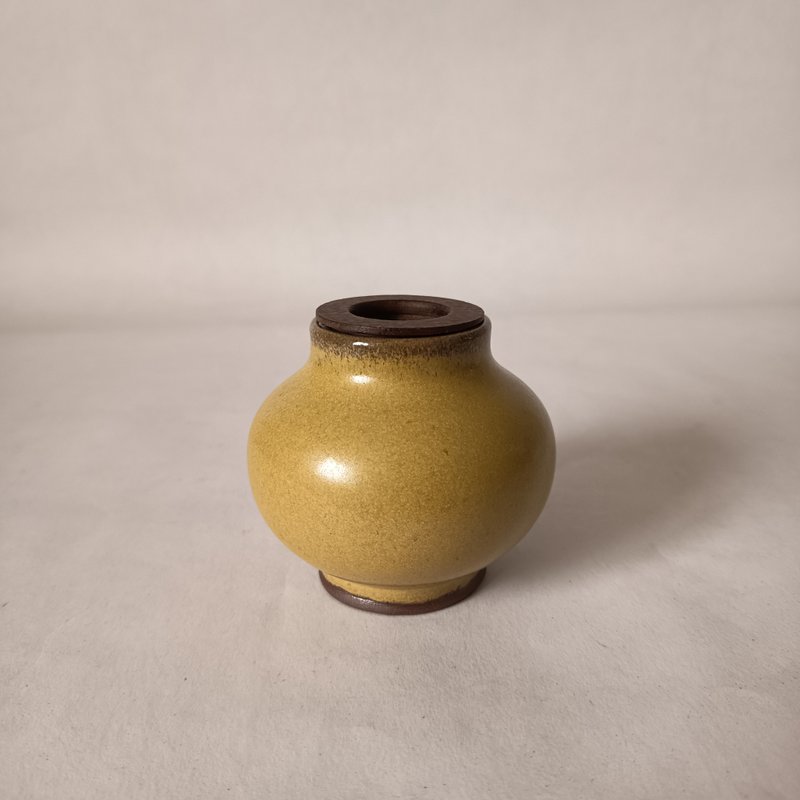 陶艺大师创作的茶仓茶叶罐香罐丹罐花器茶席道具 - 茶具/茶杯 - 陶 多色