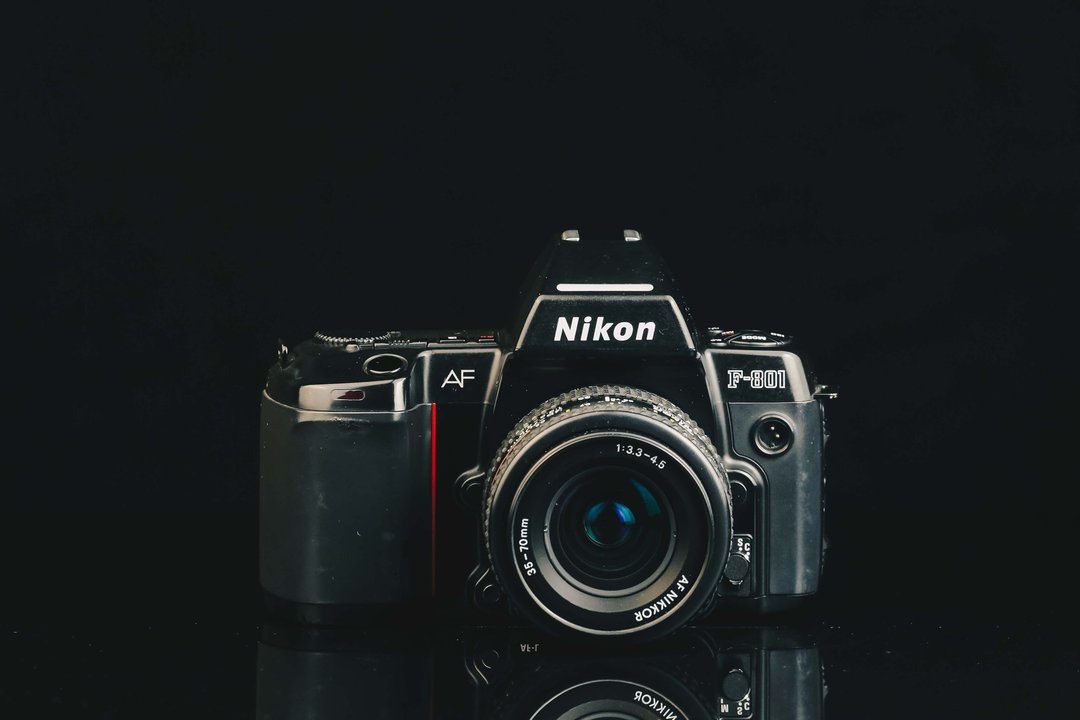 NIKON F-801+NIKKOR AF 35-70mm F=3.3-4.5 #2550 #135底片相机 - 相机 - 其他金属 黑色
