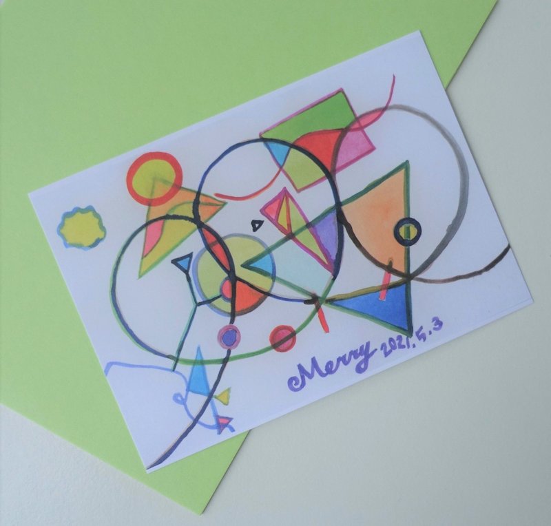 明信片  换个角度看世界 - 卡片/明信片 - 纸 