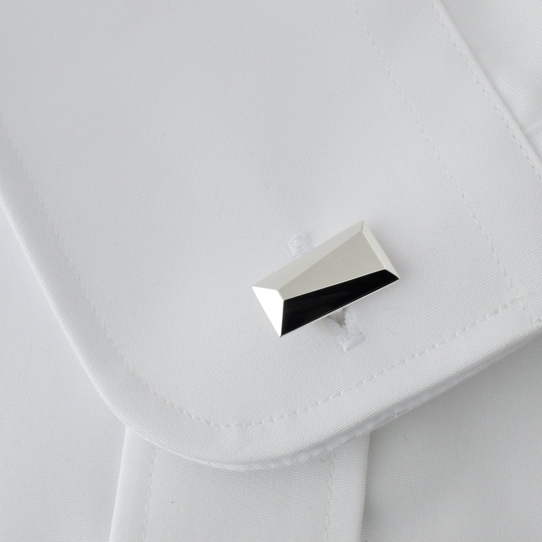 shield cufflinks = silver 925 cuff-links = - 袖扣 - 其他金属 银色