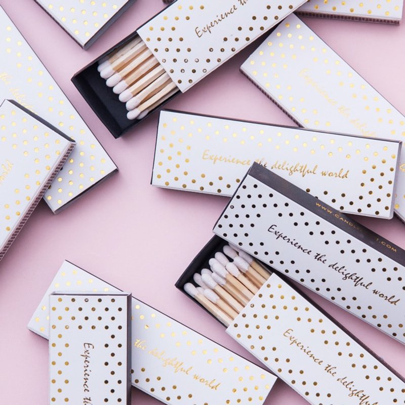 完美婚礼- 20入长火柴 (婚礼小物/进场/伴娘礼/情人节/圣诞节) - 其他 - 木头 白色