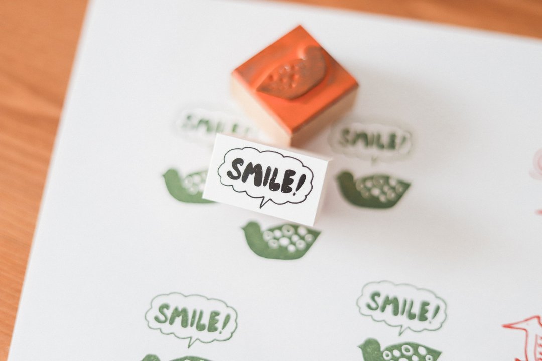 SMILE! / Message 系列 - 印章/印台 - 木头 