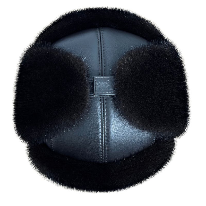 男士绒毛帽 冬季真毛帽 俄罗斯绒毛帽 雷锋帽 护耳绒毛帽 - 帽子 - 羊毛 咖啡色