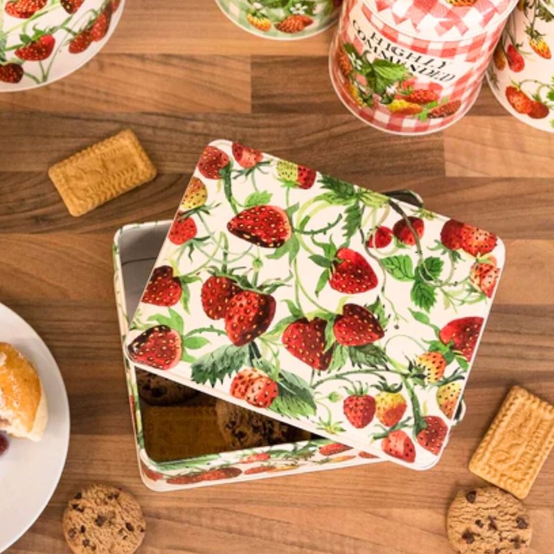 乡村草莓田大方糖果茶叶礼盒【英国糖迷你包12包入 英国茶】 - 零食/点心 - 其他材质 红色