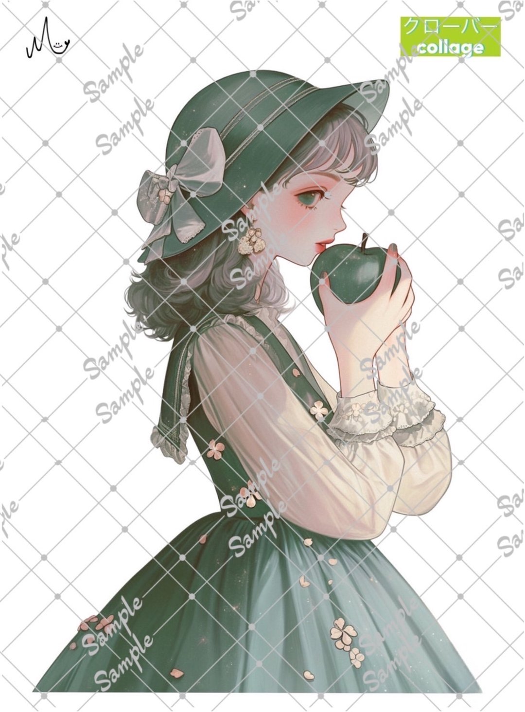 原创人物贴纸 期间限定幸运草系列 至10月10日 - 贴纸 - 纸 