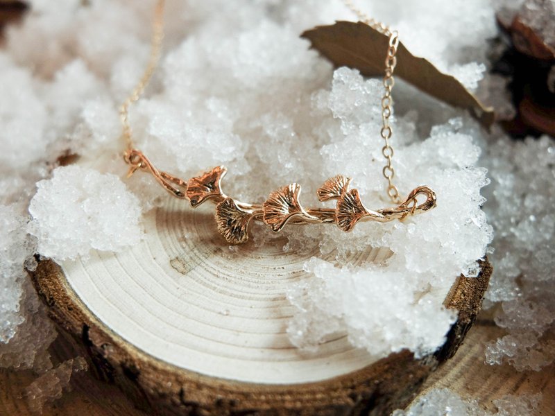 银果项链 14k包金 - 项链 - 其他金属 金色