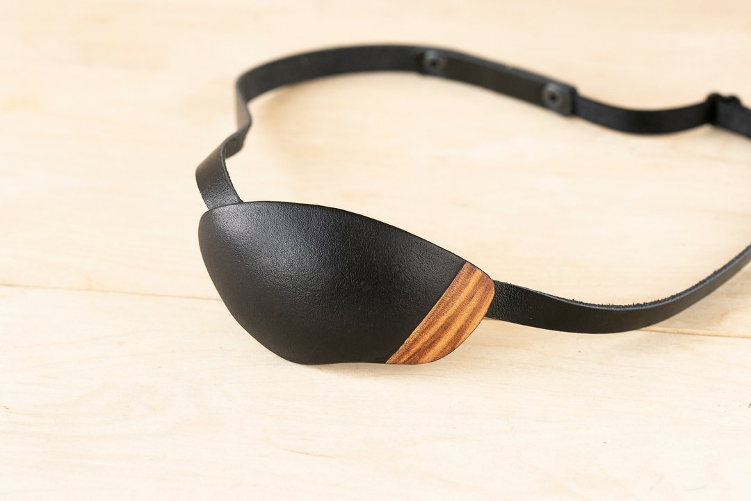 Leather Eye Patch | Leather Eyepatch | One Eye | Eye Care | Small Eye Patch - 眼罩 - 真皮 