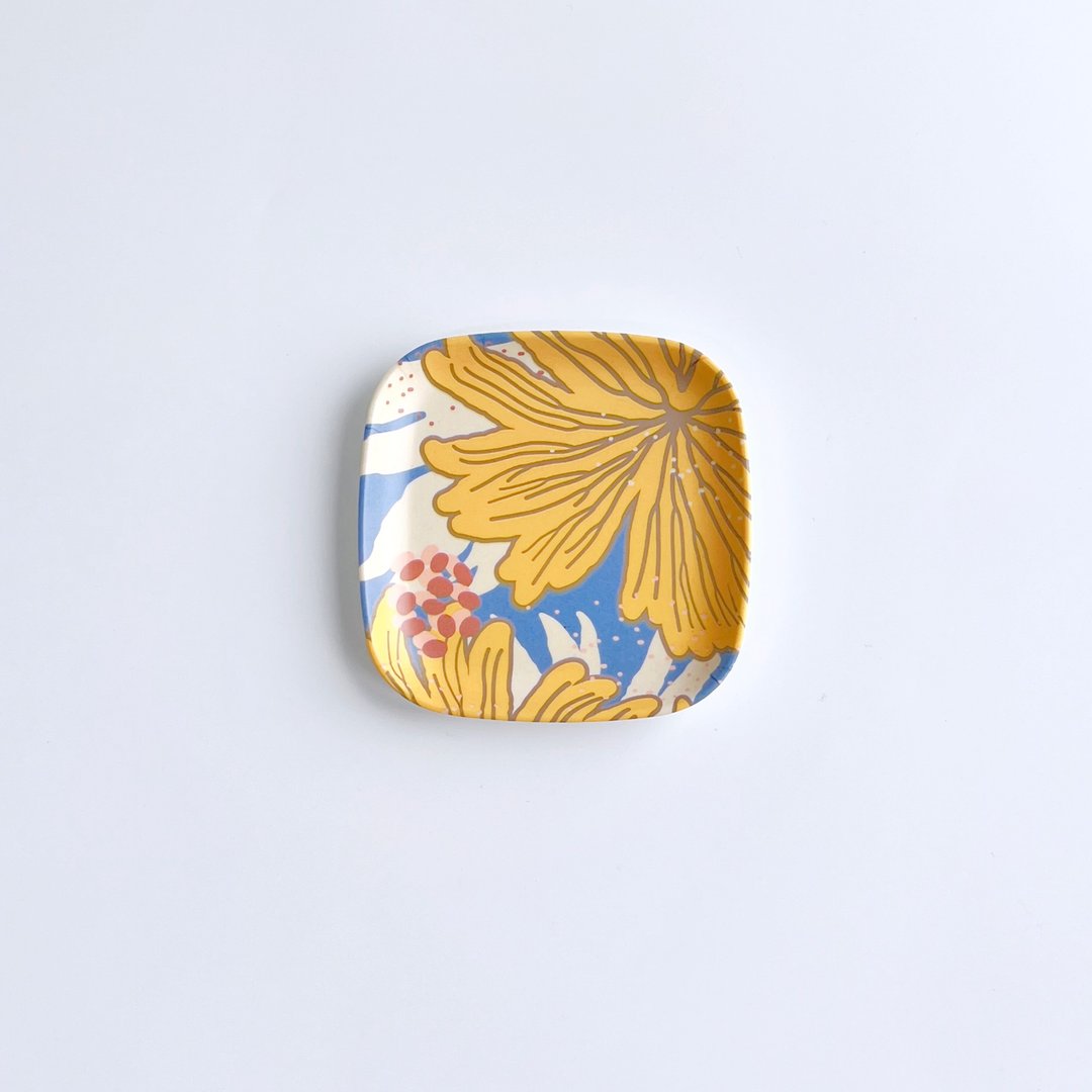 蕨景环保小碟2.0- 双扇蕨 | 茶盘 小碟子 收纳 置物 饰品 七夕 - 盘子/餐盘/盘架 - 纸 多色