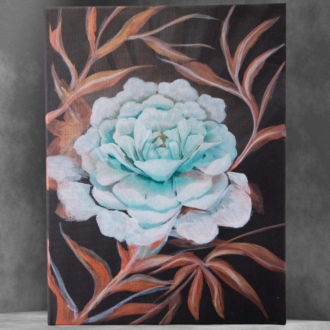 仅此一件|手绘无框装饰画|绿境|花卉插画 - 海报/装饰画/版画 - 棉 绿色
